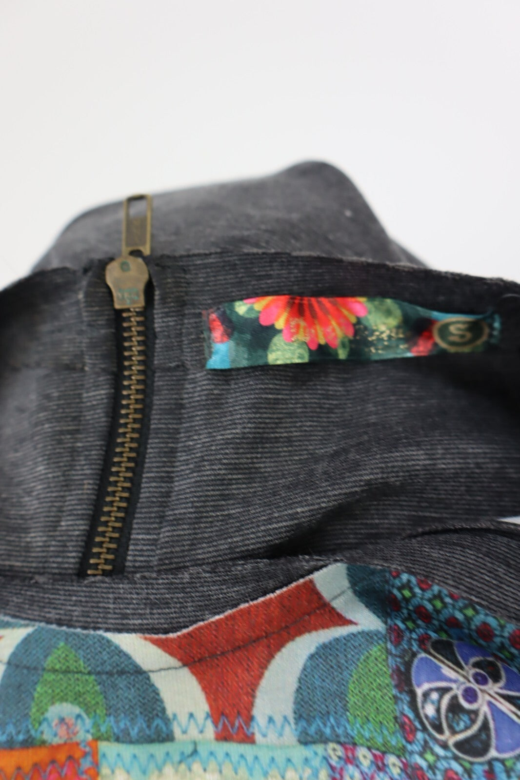 DESIGUAL VESTITO DONNA TG. S WOMAN CASUAL VINTAGE DRESS