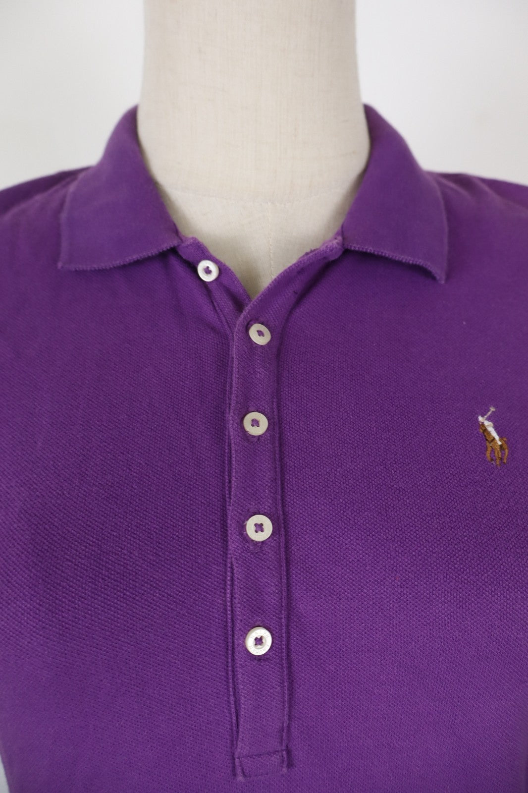 RALPH LAUREN VESTITO POLO DONNA TG. XL WOMAN CASUAL VINTAGE DRESS LOGO 2