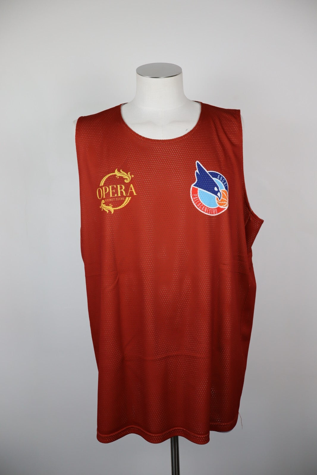 OPERA ANGRI CANOTTA BASKET PALLACANESTRO SHIRT UOMO XL SPORT JERSEY DOUBLE FACE