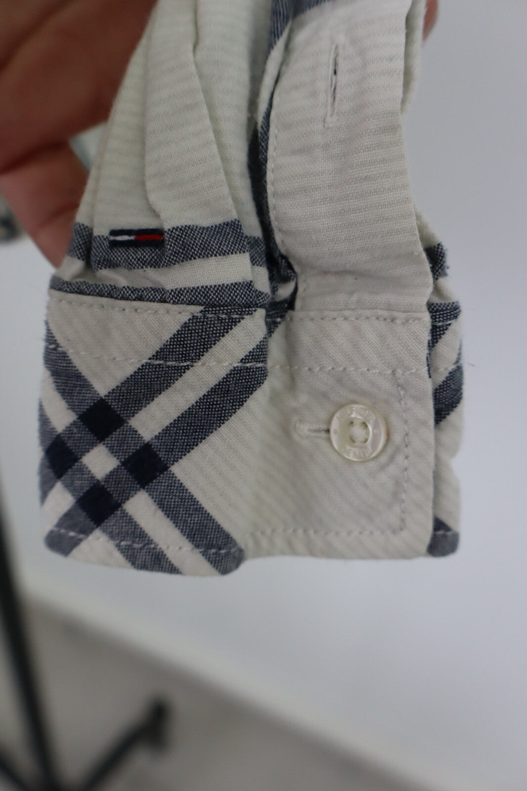 TOMMY HILFIGER CAMICIA DONNA TG. XS WOMAN SHIRT CASUAL VINTAGE COTONE