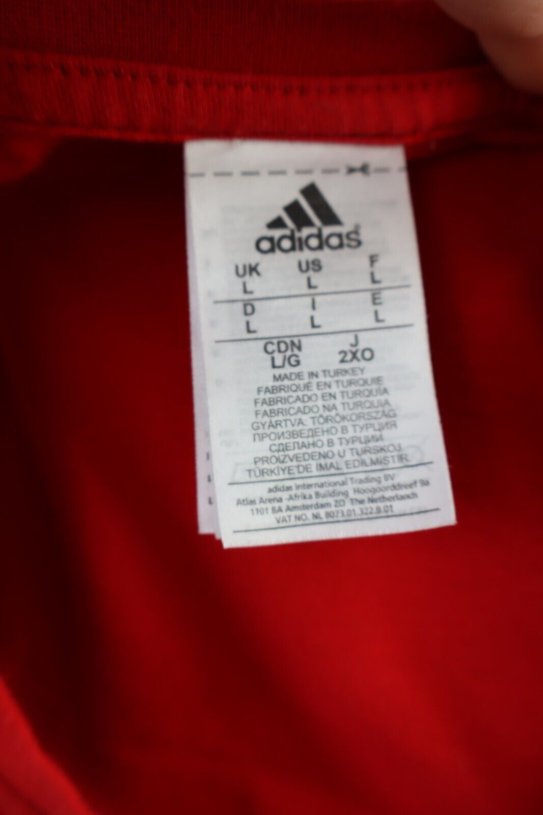 ADIDAS MANCHESTER UNITED T-SHIRT CALCIO MAGLIA UOMO TG L MAN VINTAGE 12 FA CUP