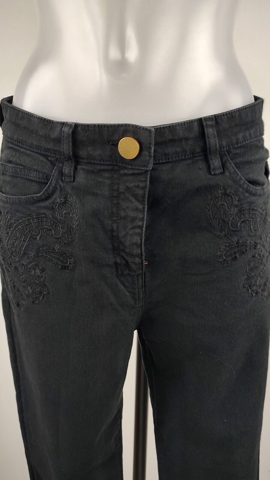 LUISA SPAGNOLI PANTALONE CASUAL DONNA TG 42 WOMAN VINTAGE PANTS