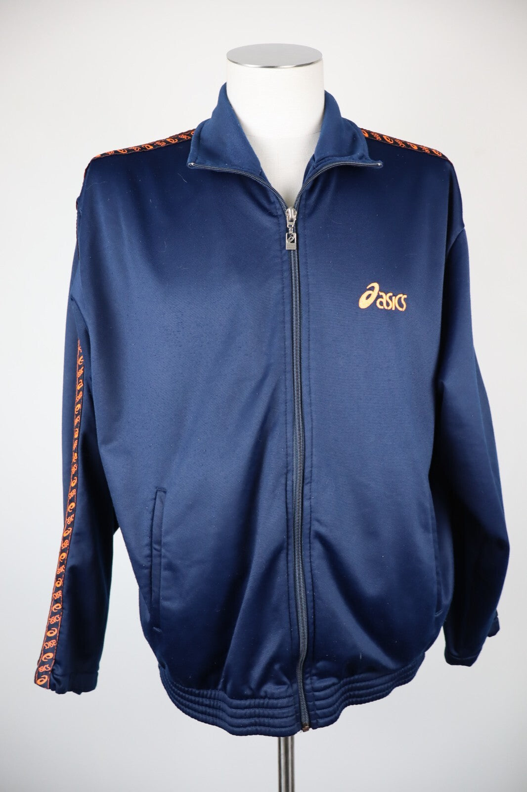 ASICS GIACCA SPORTIVA UOMO Tg. L MAN VINTAGE CASUAL SPORT JACKET