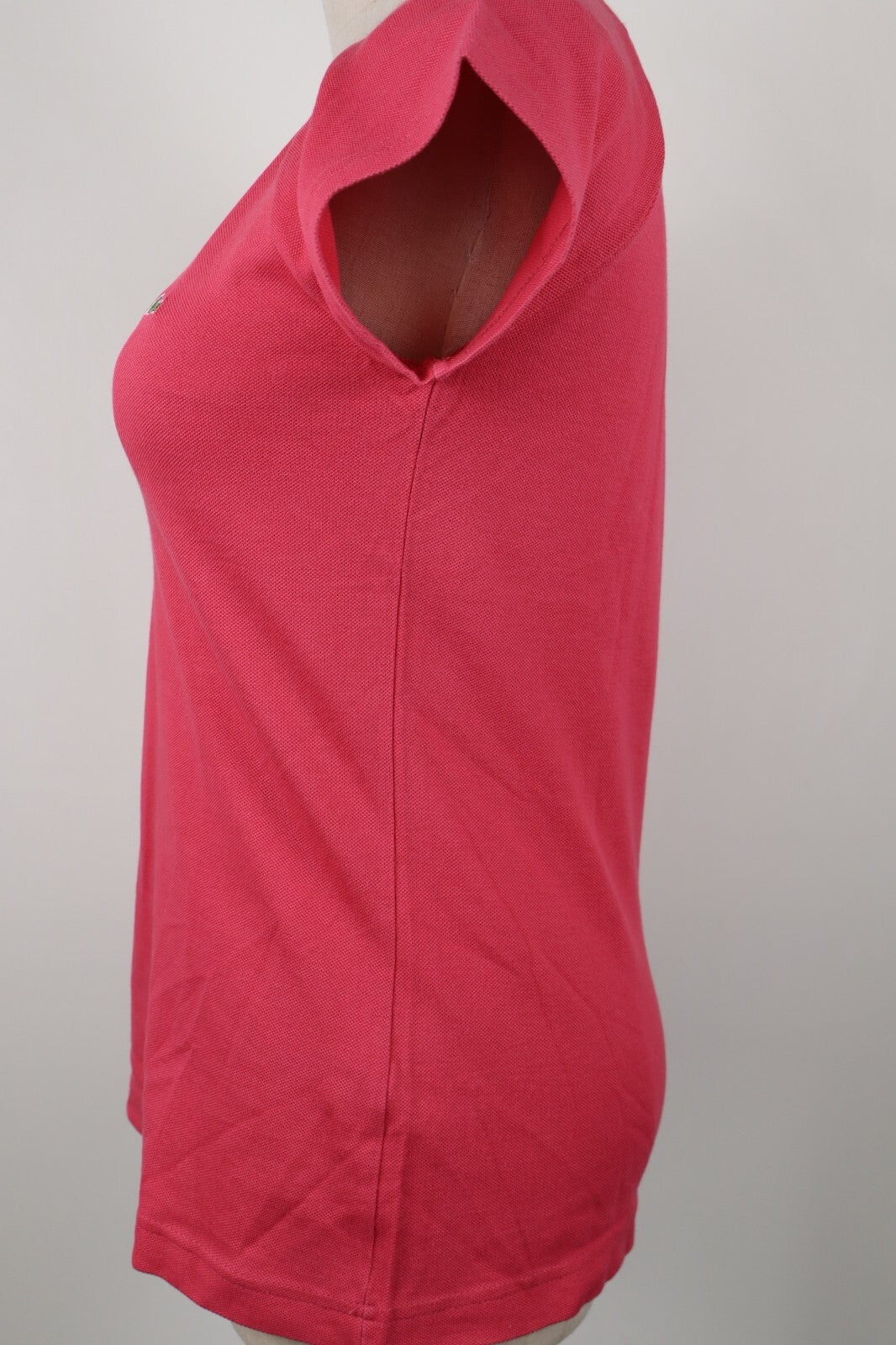 LACOSTE MAGLIA DONNA TG. 38 WOMAN CASUAL VINTAGE TANK TOP T-SHIRT COTONE
