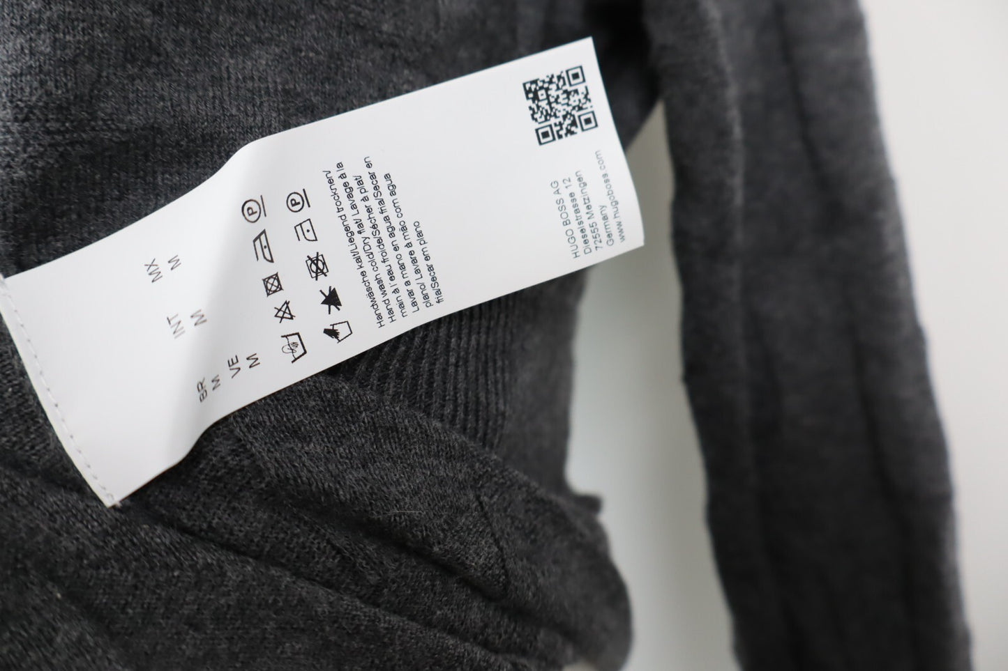 HUGO BOSS MAGLIONE COTONE CASHERE UOMO M SLIM MAN SWEATER CASUAL VINTAGE