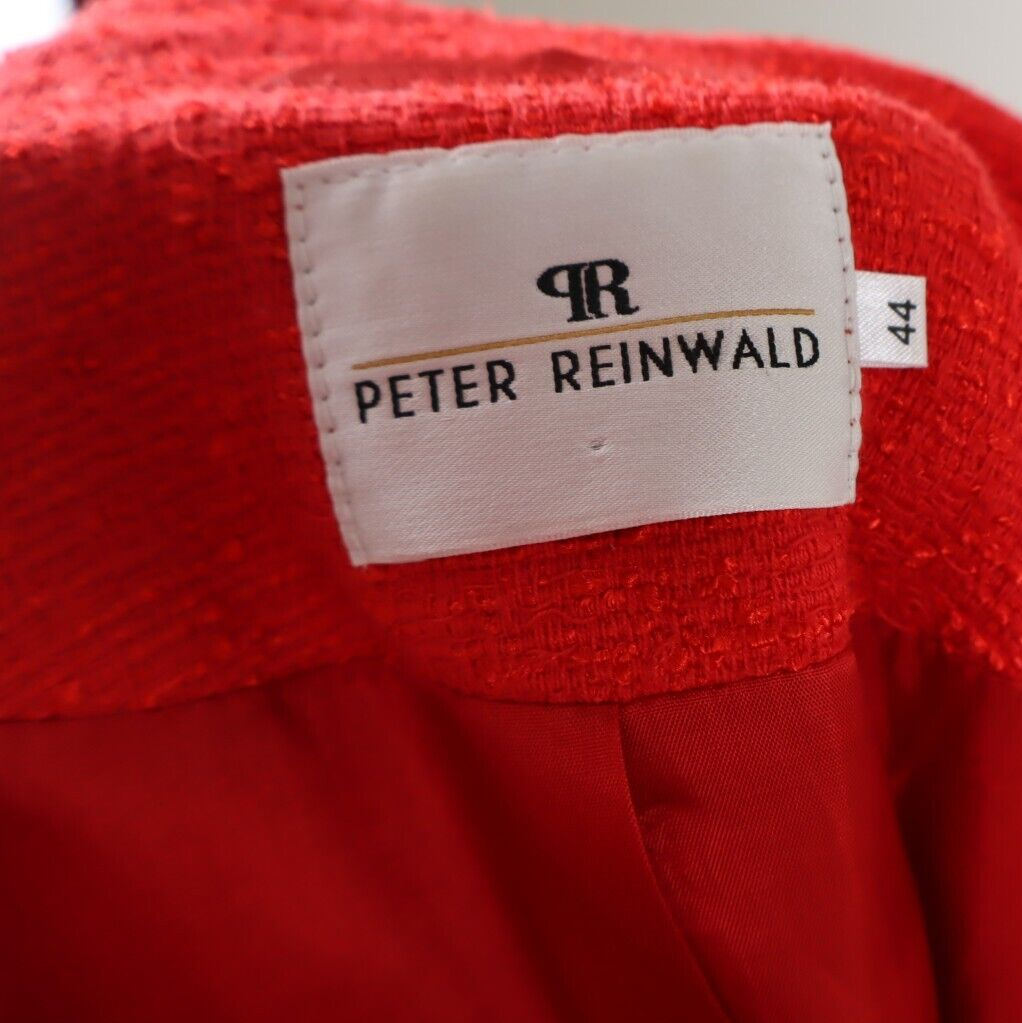 PETER REINWALD BLAZER GIACCA DONNA Tg 44 WOMAN CASUAL VINTAGE JACKET CUPRO