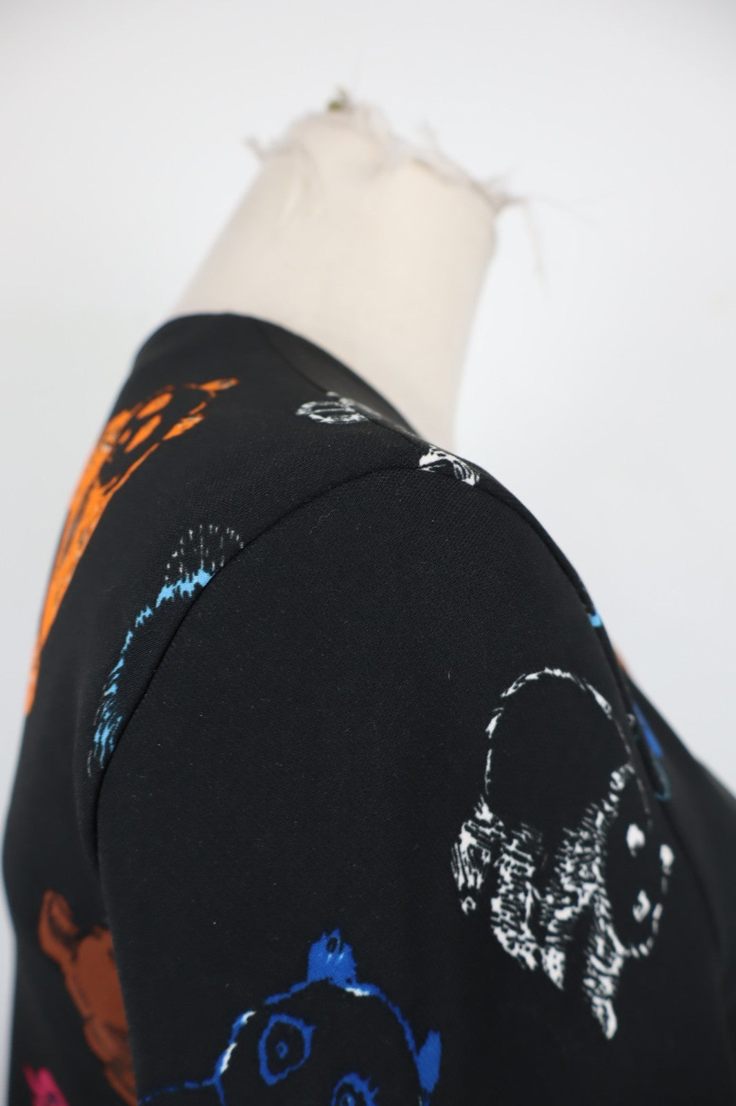 SPORTMAX CODE VESTITO ABITO DONNA TG. 38 WOMAN CASUAL VINTAGE DRESS ANIMALIER