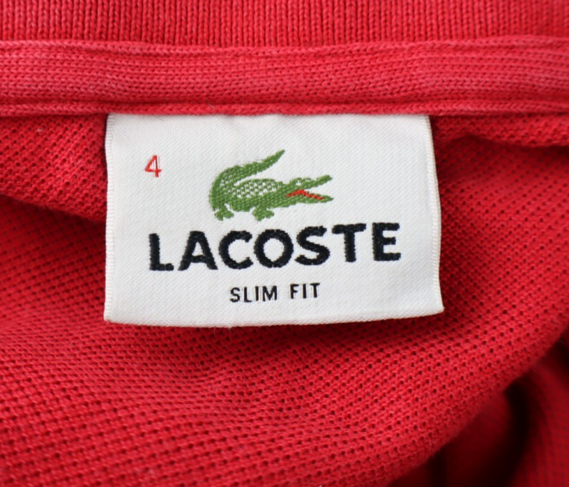 LACOSTE POLO MAGLIA UOMO COTONE TG 4 SLIM FIT MAN COTTON T- SHIRT CASUAL VINTAGE