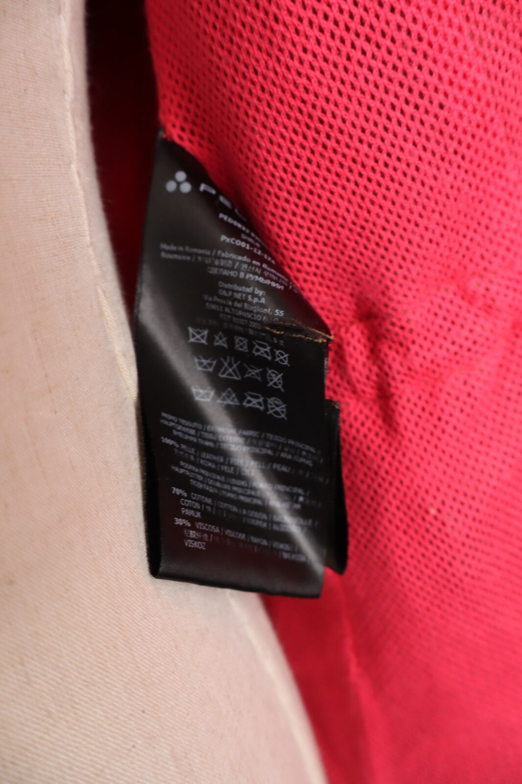 PEUTEREY GIUBBINO PELLE GIACCA DONNA 40 WOMAN CASUAL LEATHER JACKET VINTAGE