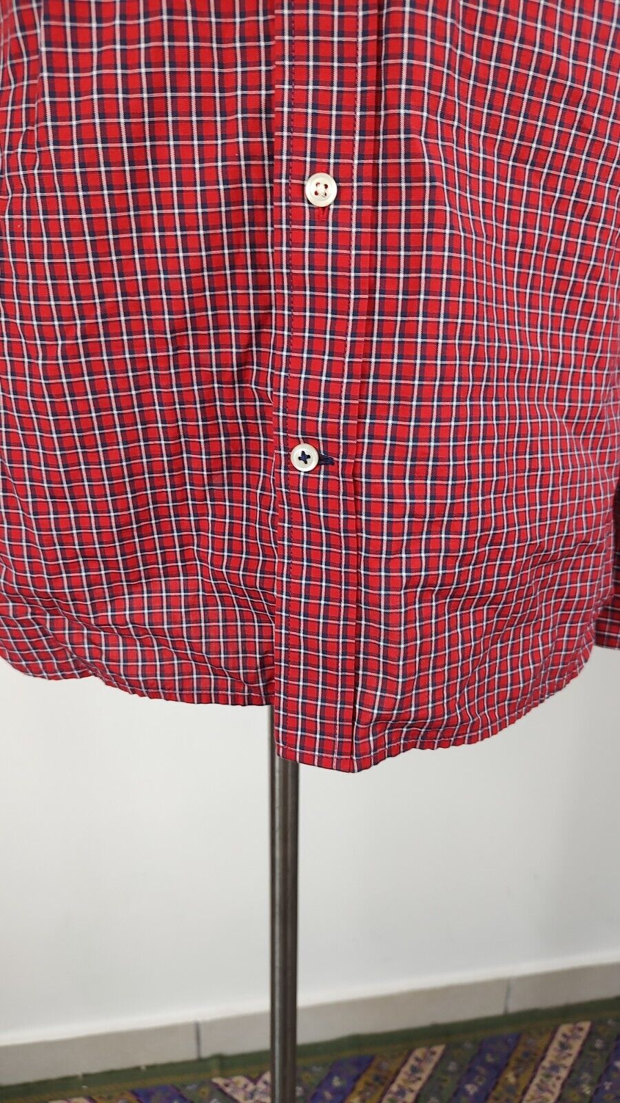 TOMMY HILFIGER CAMICIA UOMO COTONE TG. S MAN CASUAL VINTAGE SHIRT
