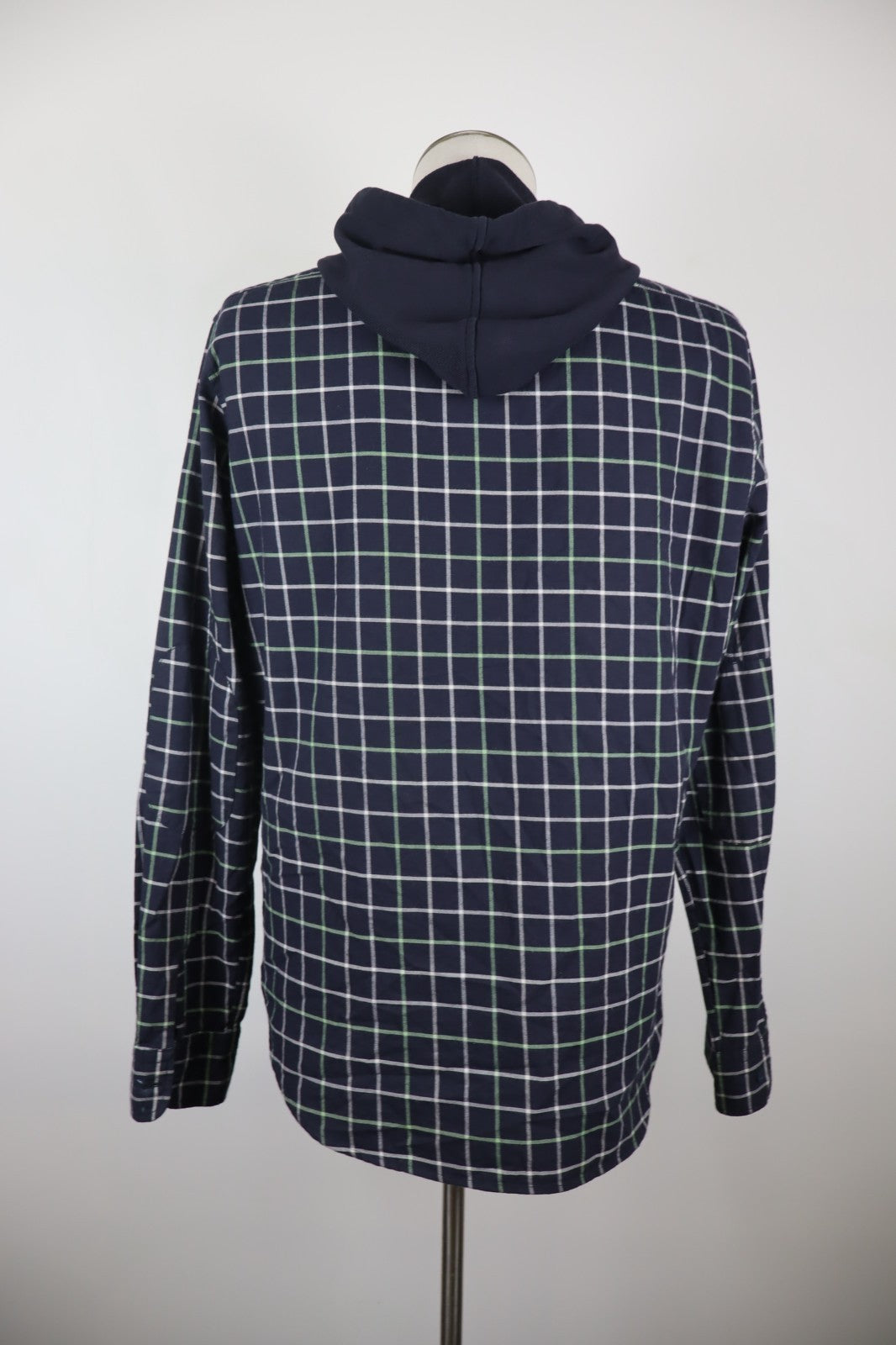 CONVERSE CAMICIA CON CAPPUCCIO UOMO TG. L MAN CASUAL VINTAGE SHIRT COTONE COTTON