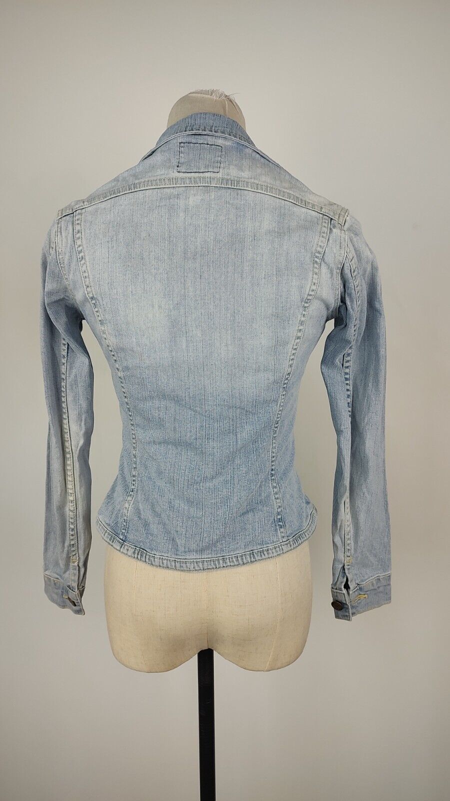 LEE GIUBBINO JEANS DENIM DONNA Tg S WOMAN CASUAL VINTAGE JACKET