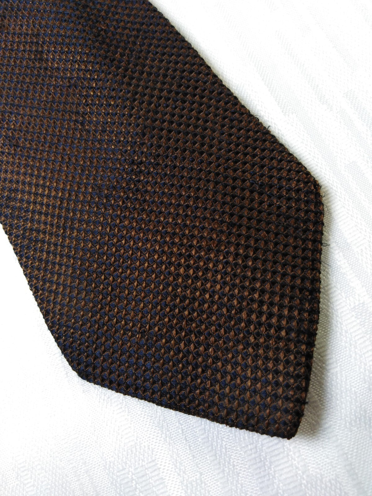 TRUSSARDI 100% SETA SILK TIE CRAVATTA NECKTIE VINTAGE CLASSIC ITALY