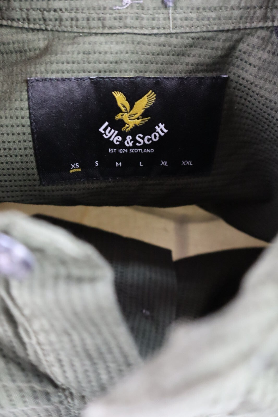 LYLE & SCOTT CAMICIA UOMO COTONE TG. XS MAN CASUAL VINTAGE COTTON SHIRT