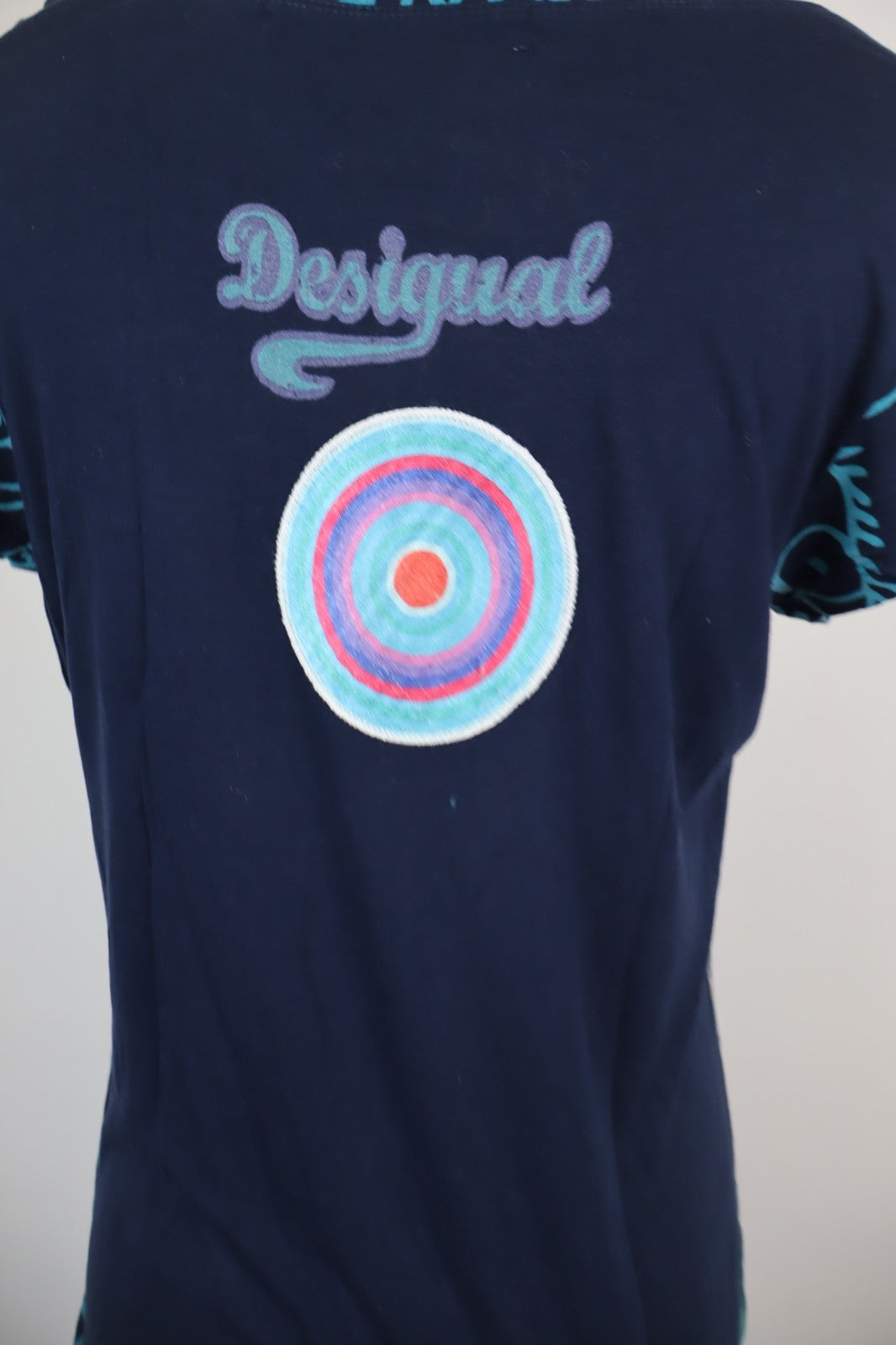 DESIGUAL VESTITO DONNA TG. XL WOMAN CASUAL VINTAGE DRESS ABITO VISCOSA