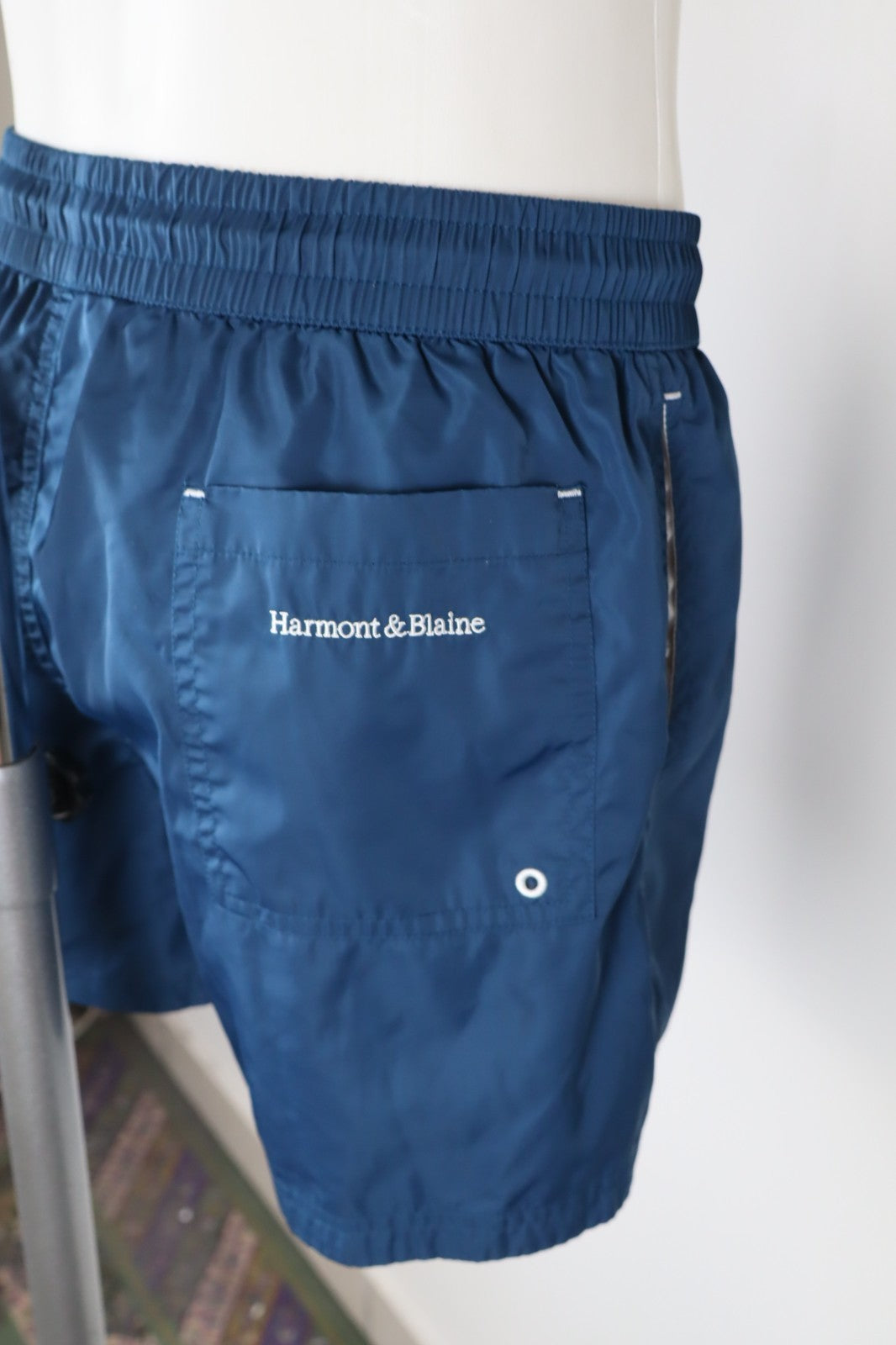 HARMONT & BLAINE COSTUME PANTALONCINO MARE UOMO TG M MAN SWIMSUIT VINTAGE CASUAL