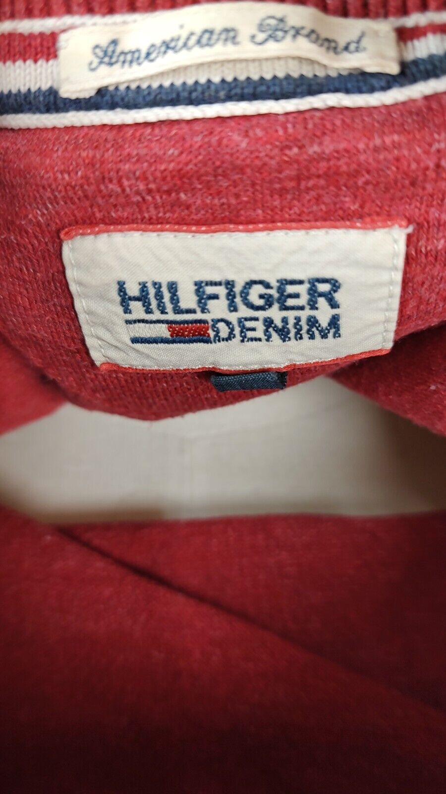 TOMMY HILFIGER MAGLIONE VINTAGE COTONE  UOMO Tg. M MAN SWEATER