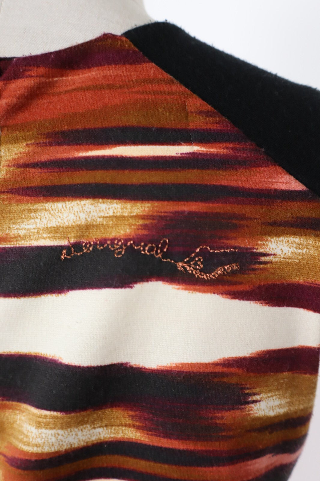 DESIGUAL VESTITO ABITO DONNA TG. XL  WOMAN CASUAL VINTAGE DRESS CON ZIP