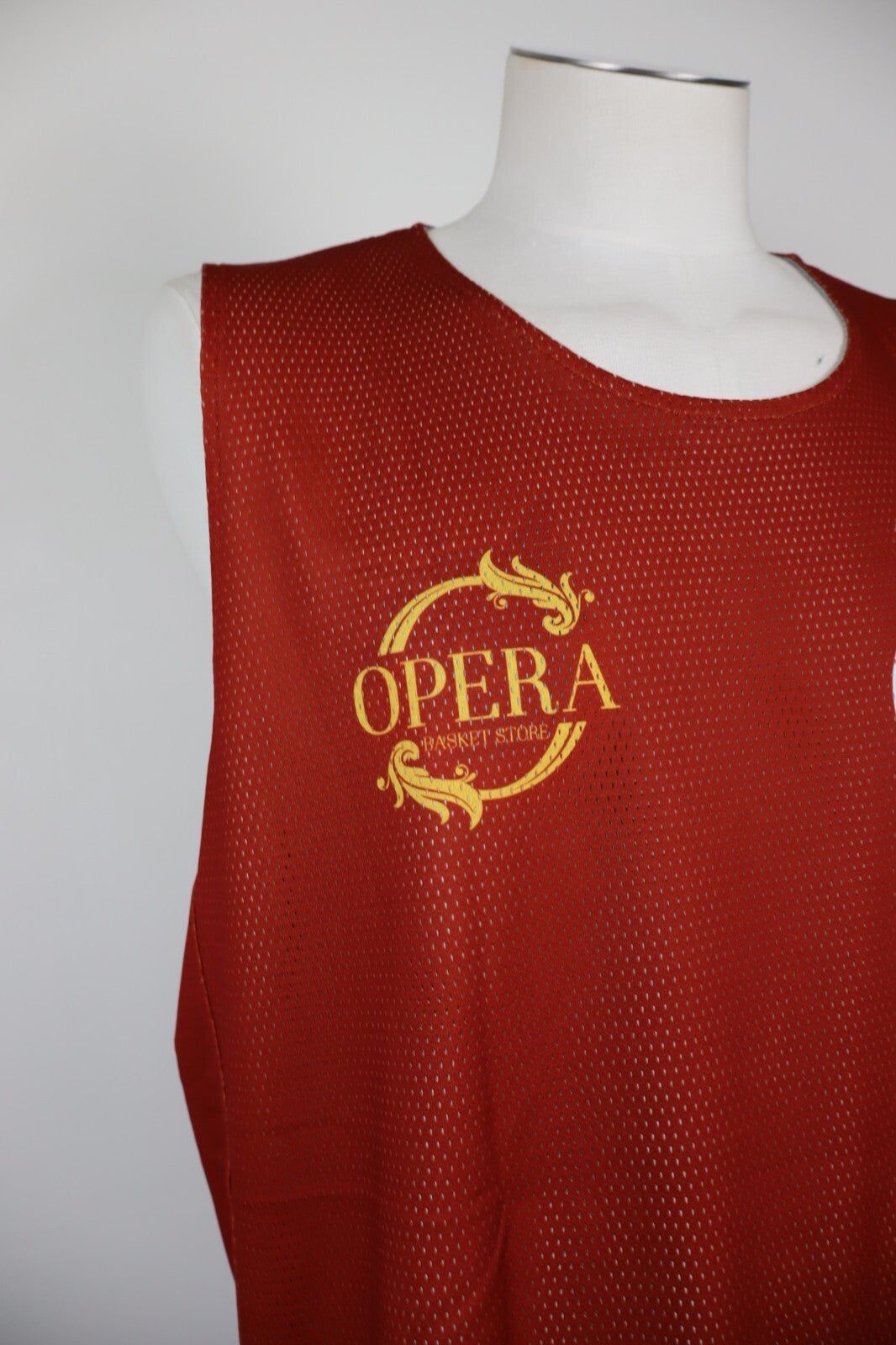 OPERA ANGRI CANOTTA BASKET PALLACANESTRO SHIRT UOMO XL SPORT JERSEY DOUBLE FACE