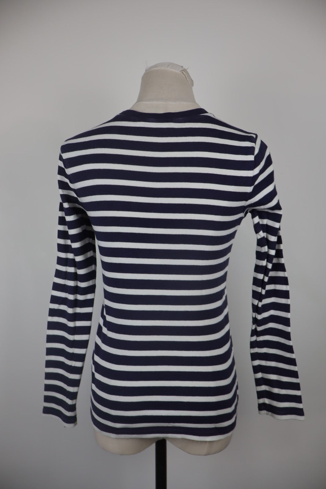RALPH LAUREN MAGLIA DONNA TG. S WOMAN CASUAL VINTAGE T-SHIRT COTONE MANICA LUNGA
