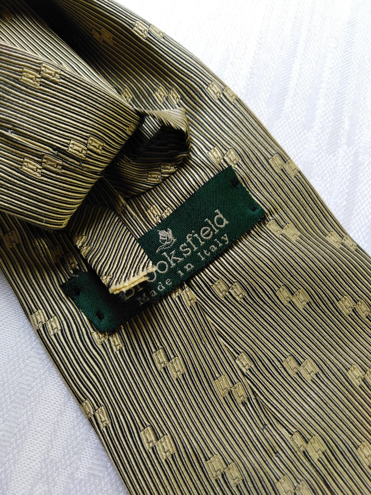 BROOKSFIELD 100% SILK TIE SETA CRAVATTA NECKTIE MADE IN ITALY CLASSIC