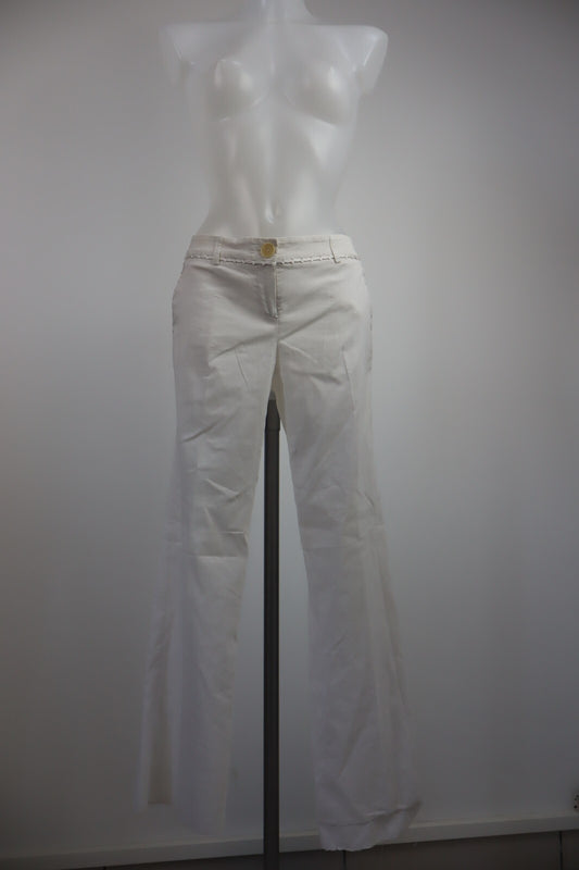 EMPORIO ARMANI PANTALONE DONNA TG 42 WOMAN VINTAGE PANTS CASUAL COTONE