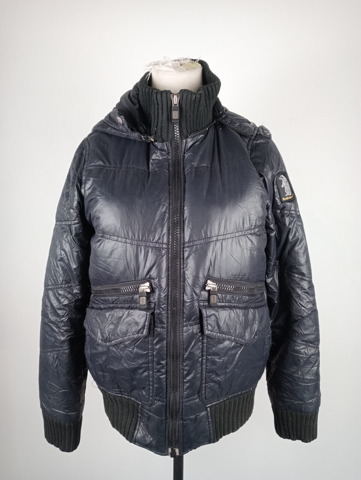 REFRIGUE GIUBBINO PIUMINO DONNA Tg. M WOMEN CASUAL JACKET VINTAGE