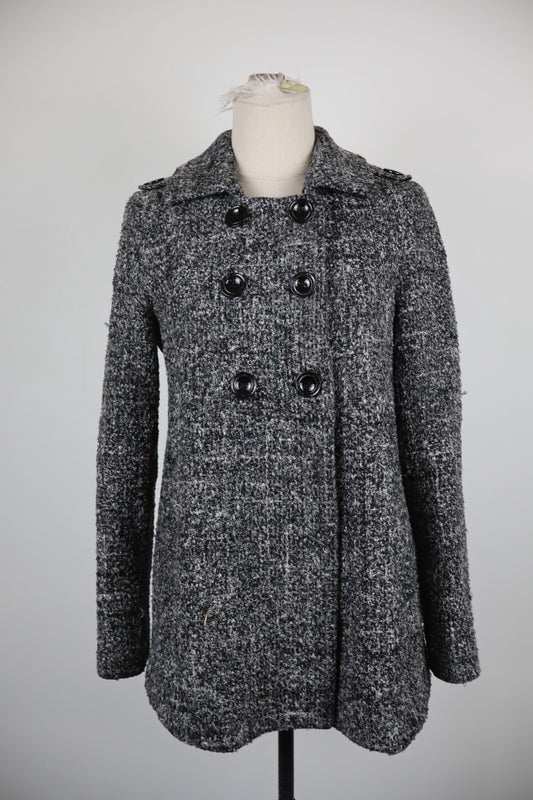 ROCCOBAROCCO CAPPOTTO GIACCA DONNA TG 44 WOMAN COAT VINTAGE CASUAL COTONE POLY