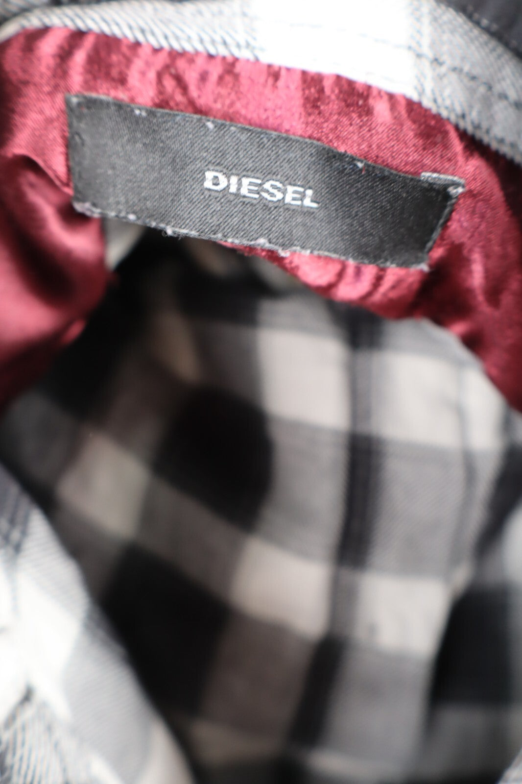 DIESEL CAMICIA UOMO TG. S MAN CASUAL VINTAGE SHIRT COTONE ITALY