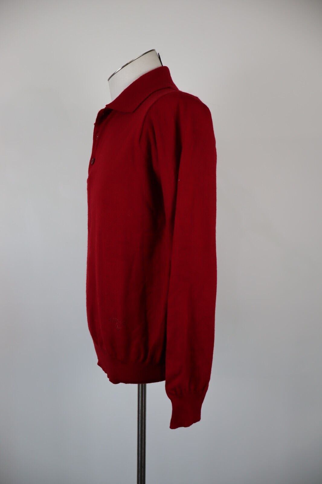 NAVIGARE MAGLIONE COLLO POLO LANA VINTAGE UOMO Tg. M MAN SWEATER CASUAL