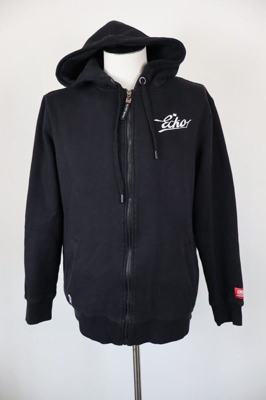 ECKO UNLTD FELPA CON ZIP MAGLIA UOMO L MAN SPORT JACKET SWEATSHIRT VINTAGE ITALY