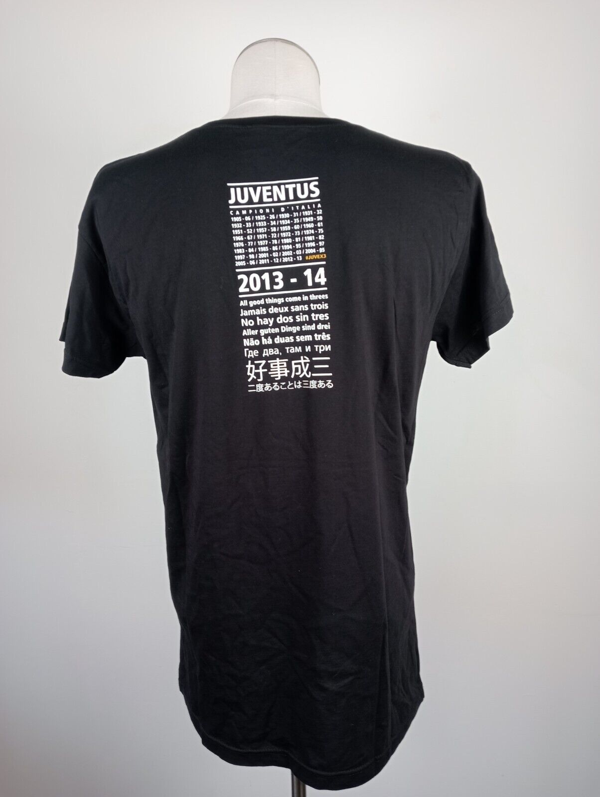 JUVENTUS CAMPIONI ITALIA MAGLIA CALCIO TRIKOT UOMO M SOCCER JERSEY VINTAGE