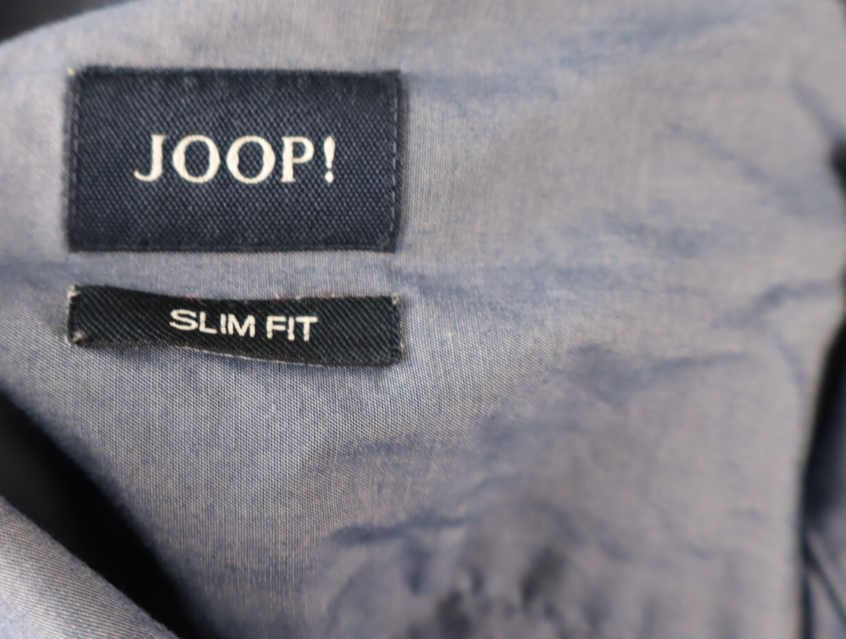 JOOP! CAMICIA UOMO TG 40 15 3/4 SLIM MAN CASUAL COTTON COTONE VINTAGE SHIRT