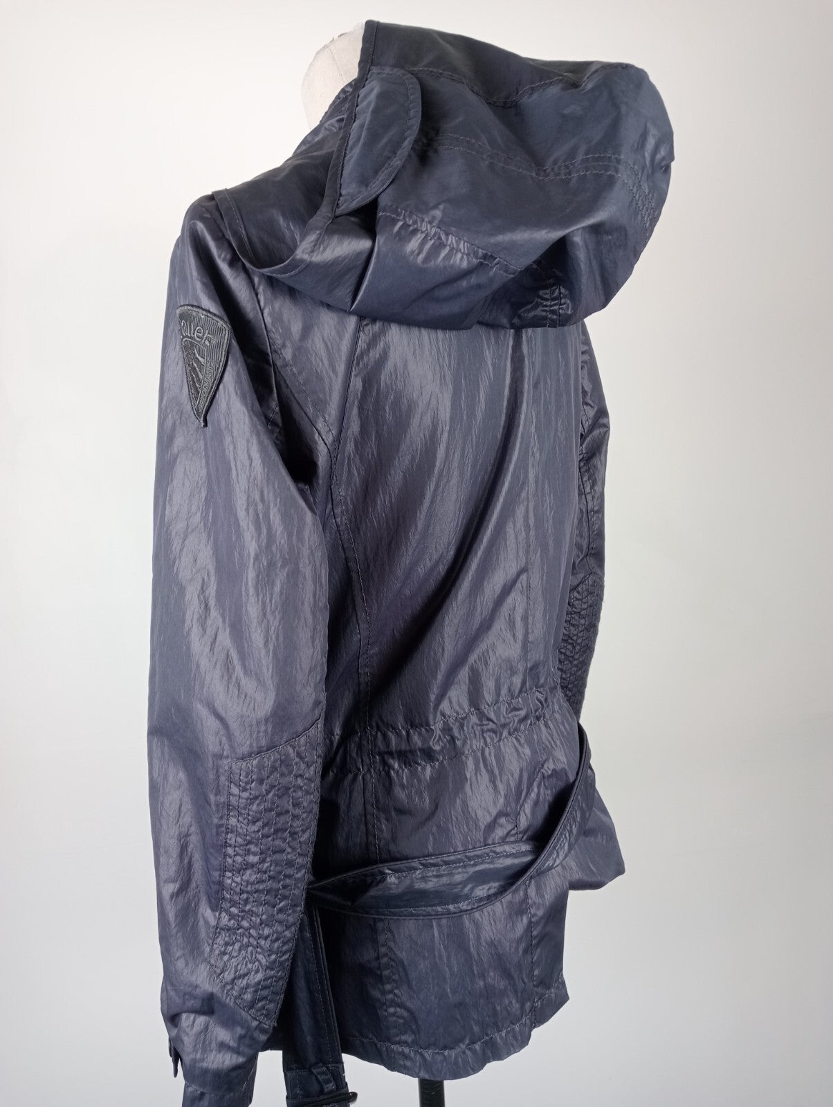 BLAUER GIUBBINO LEGGERO IMPERMEABILE DONNA Tg L WOMAN JACKET CASUAL VINTAGE