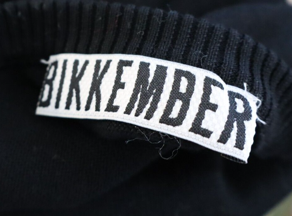 BIKKEMBERGS MAGLIA SMANICATO DONNA 40 WOMAN CASUAL VINTAGE T-SHIRT TOP COTONE