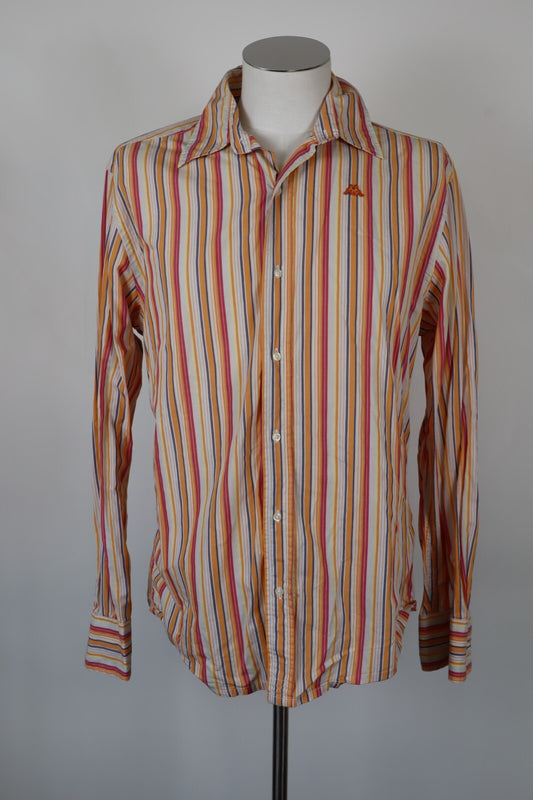 ROBE DI KAPPA CAMICIA UOMO TG. L MAN CASUAL VINTAGE SHIRT COTONE ITALY