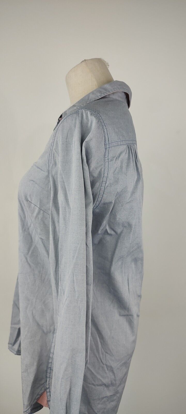 TOMMY HILFIGER CAMICIA DONNA COTONE TG. 6 WOMAN COTTON SHIRT CASUAL VINTAGE