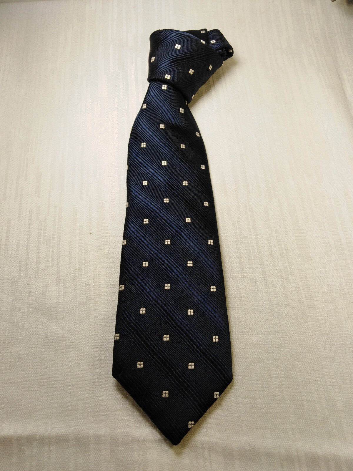 BLUMARINE NAPOLI 100% SILK TIE SETA CRAVATTA NECKTIE MADE IN ITALY CLASSIC