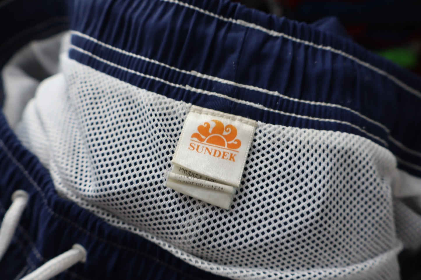 SUNDEK COSTUME PANTALONCINO MARE UOMO TG L MEN SWIMSUIT VINTAGE CASUAL