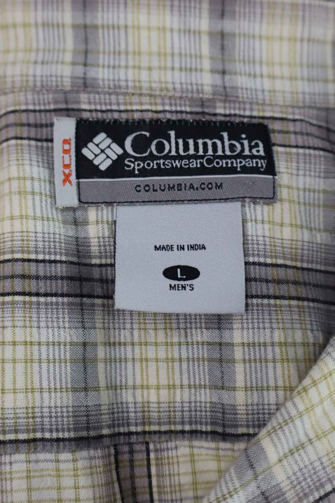 COLUMBIA CAMICIA UOMO COTONE TG. L MAN CASUAL VINTAGE COTTON SHIRT