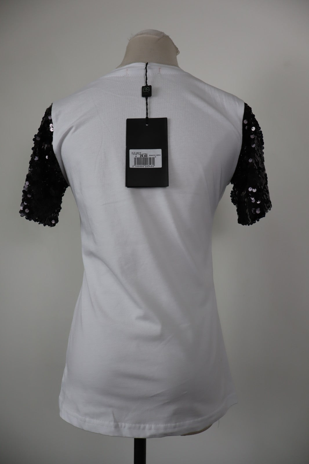 ERICK EVANS MAGLIA DONNA TG. S WOMAN CASUAL VINTAGE TOP T-SHIRT COTONE CON TAG