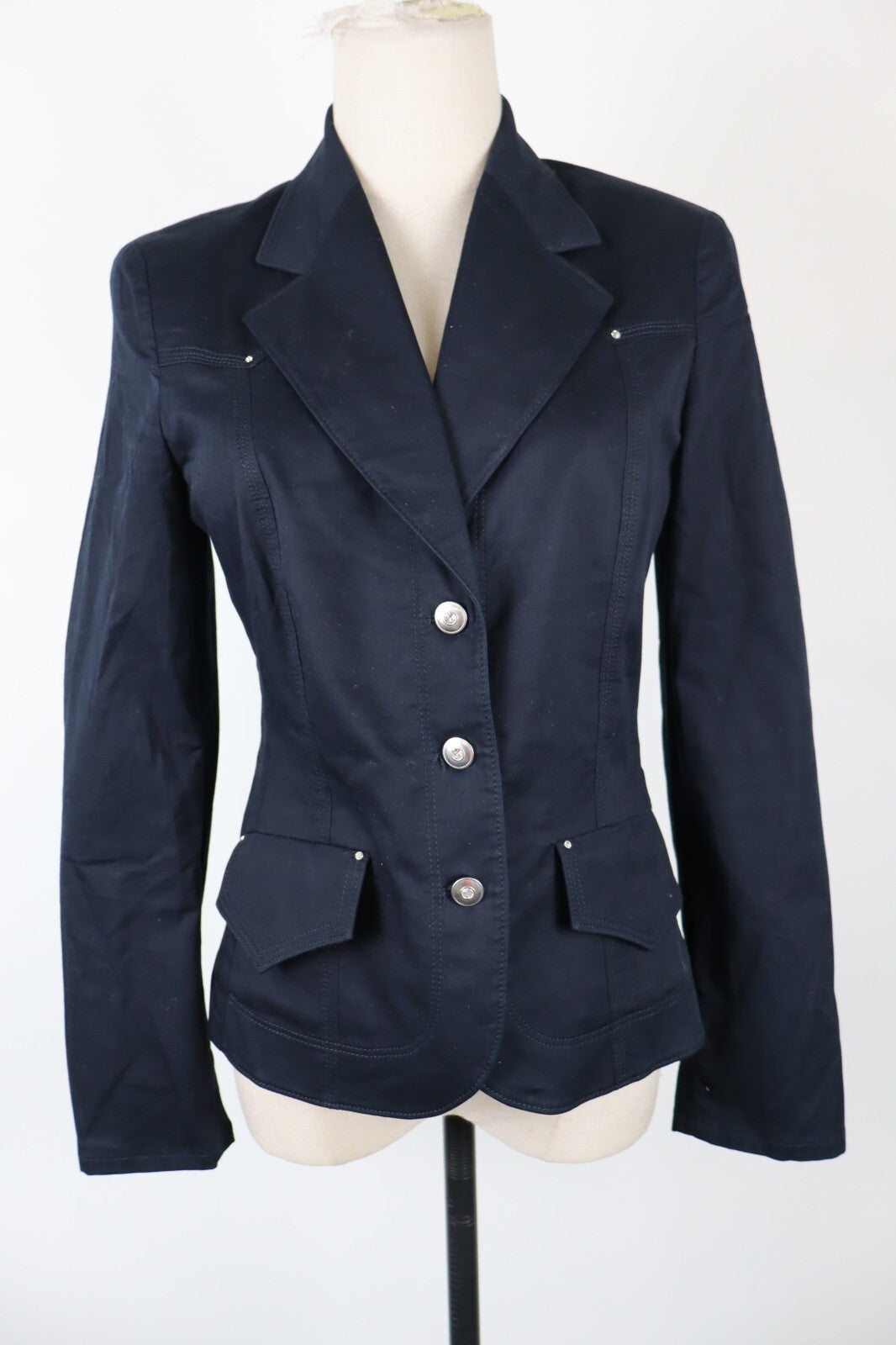 LUISA SPAGNOLI BLAZER GIACCA DONNA 44 WOMAN CASUAL VINTAGE JACKET COTONE COTTON