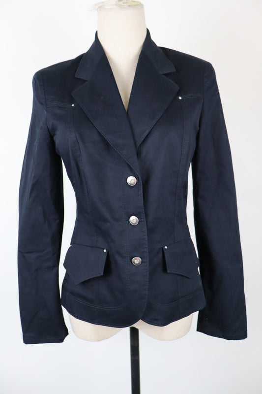 LUISA SPAGNOLI BLAZER GIACCA DONNA 44 WOMAN CASUAL VINTAGE JACKET COTONE COTTON