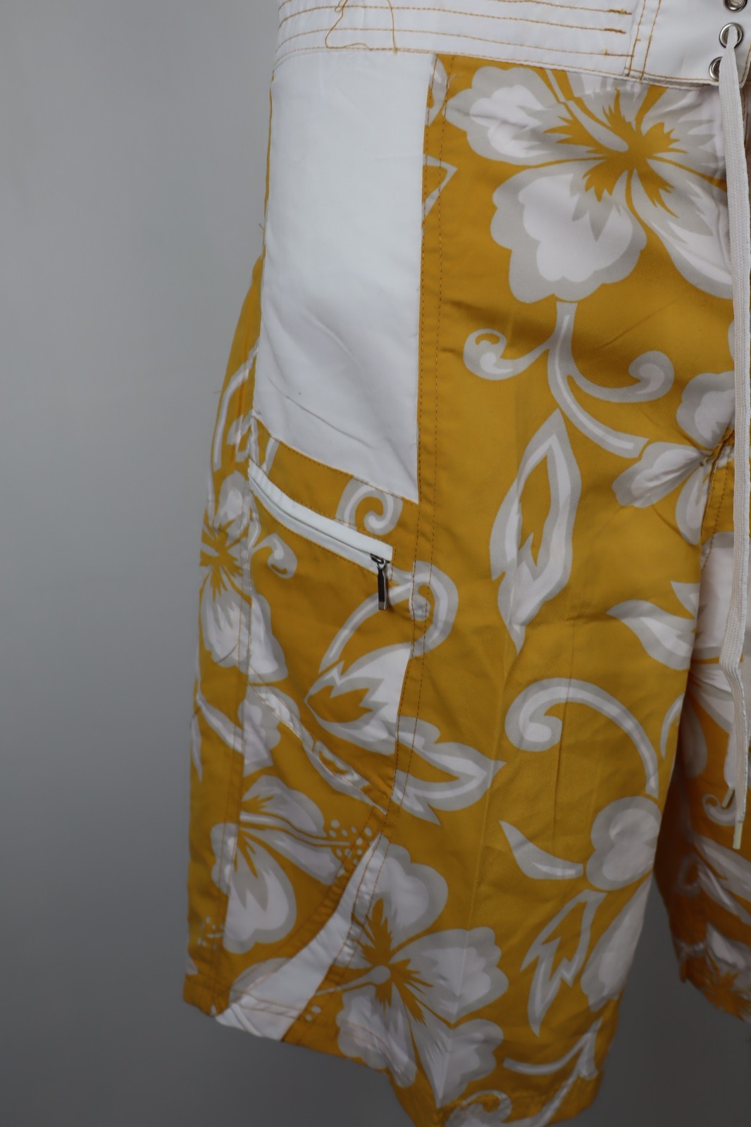 SUNDEK COSTUME PANTALONCINO MARE UOMO TG L MEN SWIMSUIT VINTAGE CASUAL FLOREALE