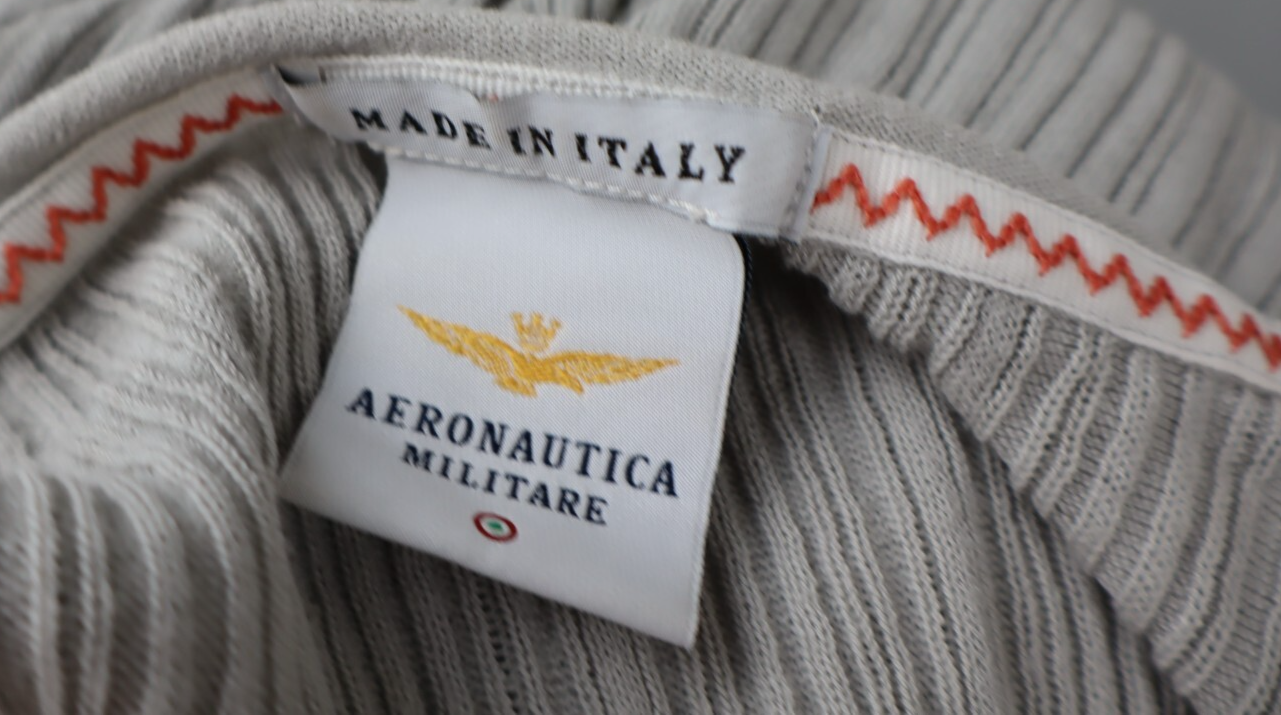 AERONAUTICA MILITARE MAGLIA SMANICATA T-SHIRT DONNA TG. M WOMAN CASUAL VINTAGE