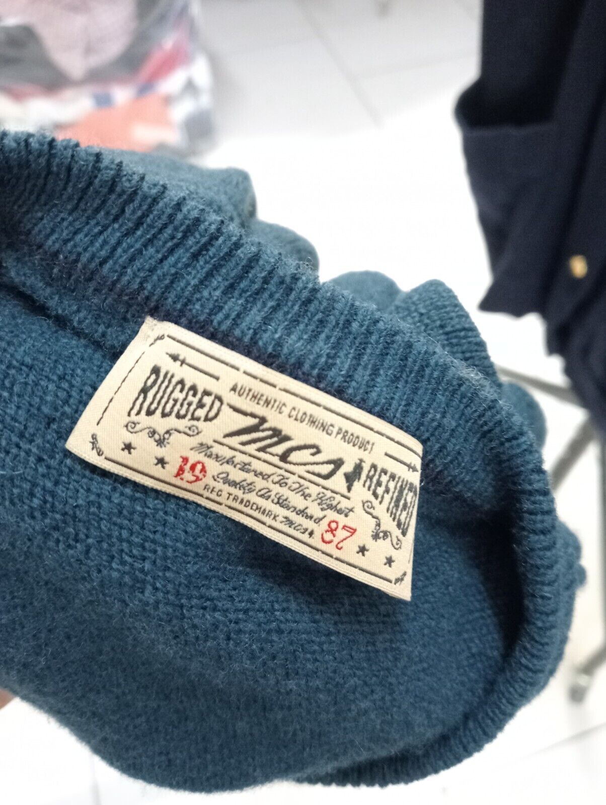 MARLBORO CLASSICS MAGLIONE VINTAGE UOMO Tg. XL MAN SWEATER CASUAL LANA WOOL