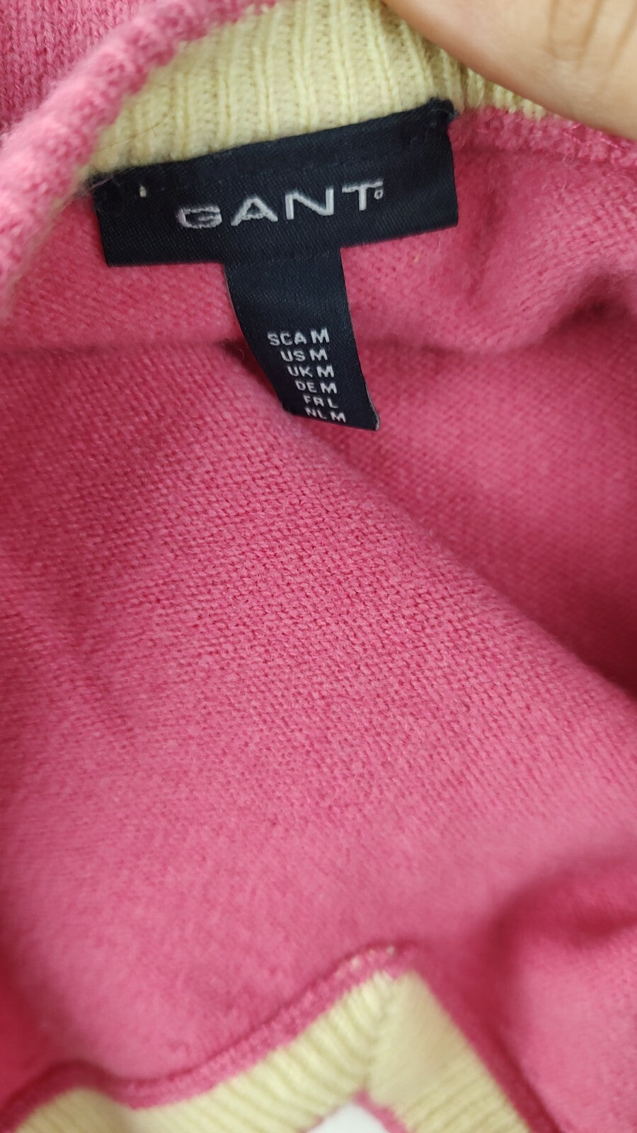 GANT MAGLIONE LANA VINTAGE UOMO Tg. M SWEATER MAN CASUAL