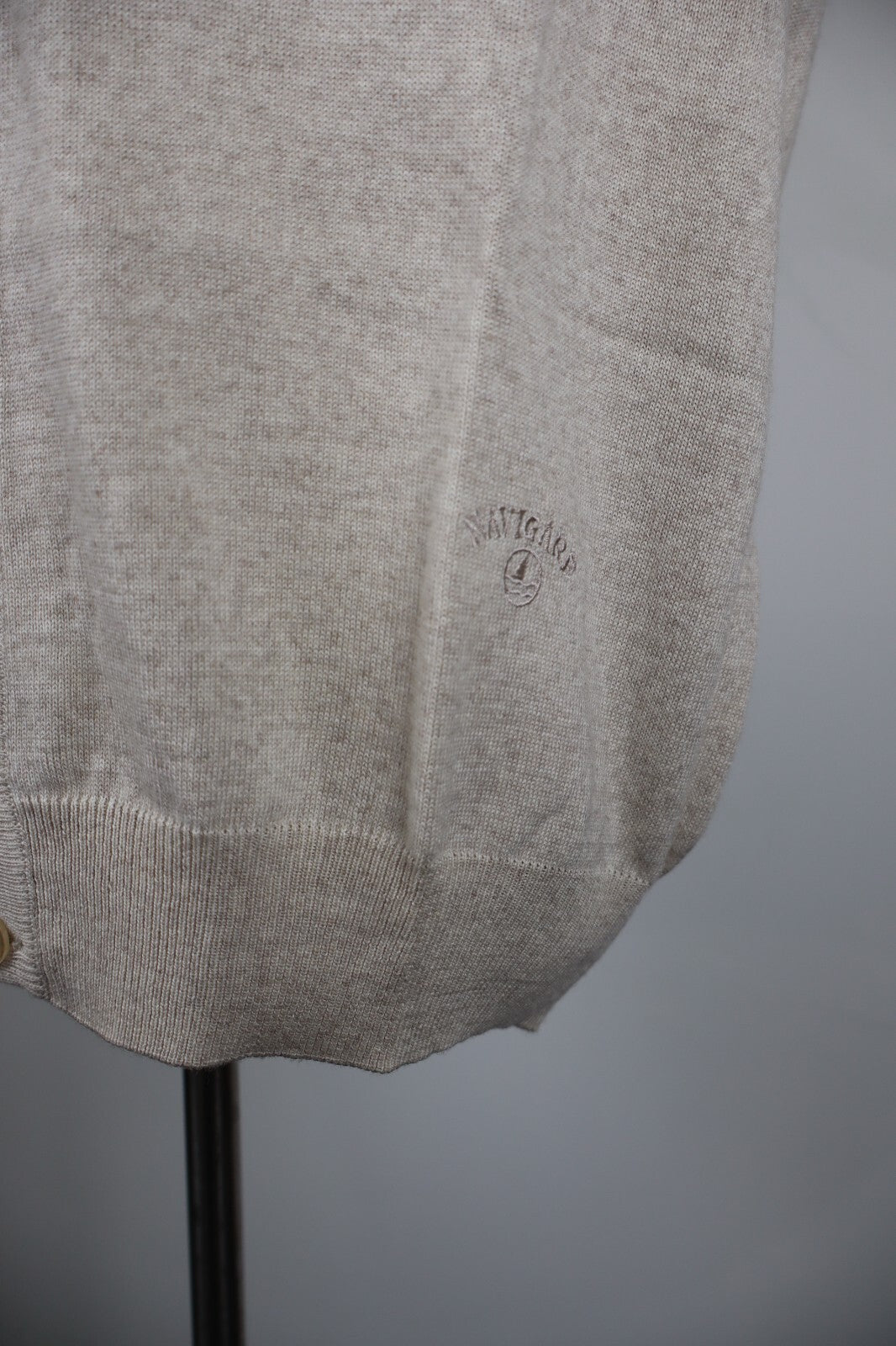 NAVIGARE MAGLIONE SMANICATO CARDIGAN LANA VINTAGE UOMO TG L MAN SWEATER CASUAL