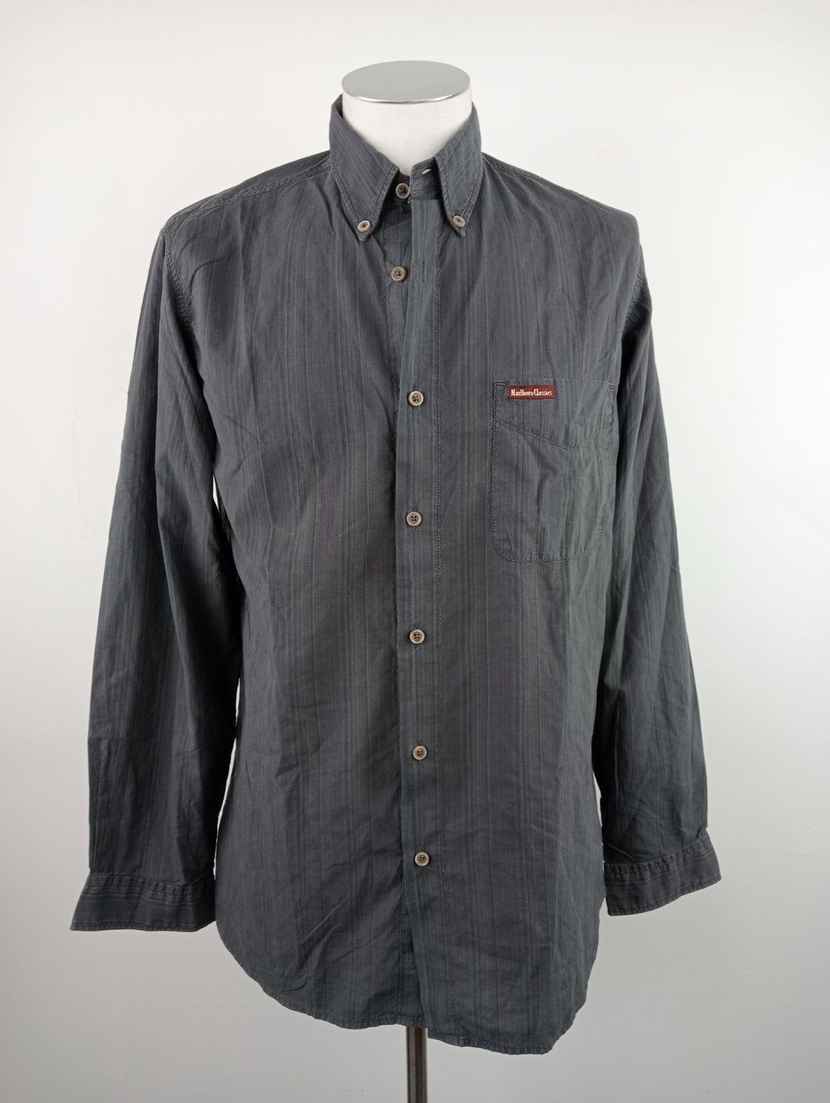 MARLBORO CLASSICS CAMICIA UOMO COTONE COTTON M MAN CASUAL VINTAGE SHIRT ITALY