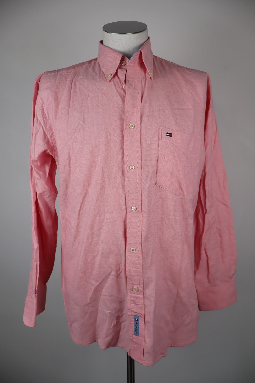 TOMMY HILFIGER CAMICIA UOMO TG. L MAN CASUAL SHIRT VINTAGE SHIRT COTONE COTTON